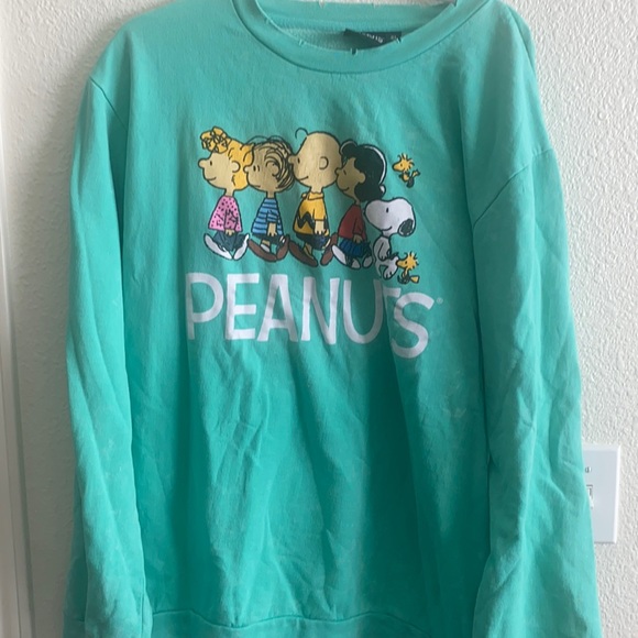 Peanuts Sweaters Peanuts Distressed Sweater Xl Poshmark